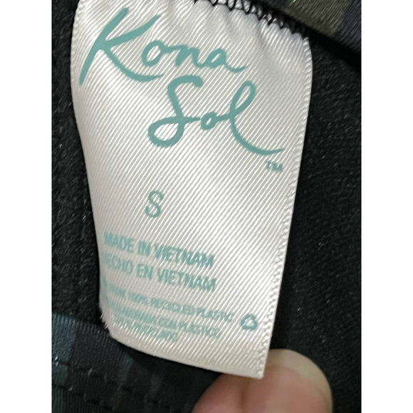 NWT Kona Sol Women's Dark Green High Coverage One Piece Swimsuit - S - Picture 8 of 8